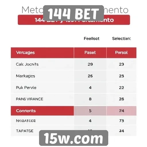 Estudo sobre métodos de pagamento oferecidos pelo 144 BET